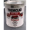 Image 1 : Tremclad Rust Paint Light Grey Gloss 946 mL