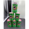 Image 1 : Lot of Six Pringles Sour Cream & Onion 68g Containers