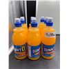 Image 1 : Lot Of Nine Sunny D Smooth Orange Juice Bottles, 500ml Each