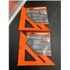 Image 1 : Swanson 8in Speedlite Square, High-Impact Composite Construction Lot of 2
