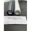 Image 3 : Sileelis Heat Transfer Vinyl Rolls, 12 Inches x 15 Feet, Set of Black and White