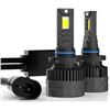 Image 1 : GZ5CG 9006 HB4 Led Headlight Bulbs 200W 40000 Lumens Fast Heat Dissipation Nylon Wire Cooling Fan 60