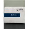 Image 1 : Bedsure Queen Size Duvet Cover Set with Pillowcases, White