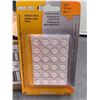 Image 2 : Pro-Tec 1/2 Inch Vinyl Round Surface Savers, 24 Pieces Per Pack, Model 23199 x 12