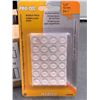 Image 2 : Pro-Tec 1/2 Inch Vinyl Round Surface Savers, 24 Pieces Per Pack, Model 23199 x 12