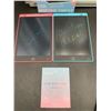 Image 3 : Kyebo LCD Writing Tablet Set With Two Tablets in Pink and Blue