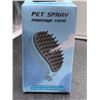 Image 1 : Pet Spray Massage Comb With USB Charging Cable