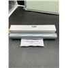 Image 1 : 12-Inch x 10-Foot Heat Transfer Vinyl Roll, Silver/grey