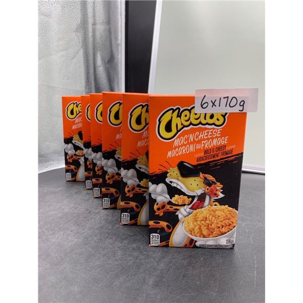 Lot of 6 Cheetos Mac’N Cheese Bold & Cheesy Flavor 170g Each