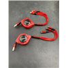 Image 3 : Yifechoti Retractable Charging Cable 3-in-1 Multi-Device Adapter