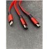 Image 4 : Yifechoti Retractable Charging Cable 3-in-1 Multi-Device Adapter