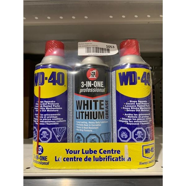 WD-40 Professional Lube Center Tri-Pack, 3 Cans