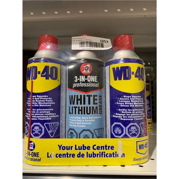 WD-40 Professional Lube Center Tri-Pack, 3 Cans