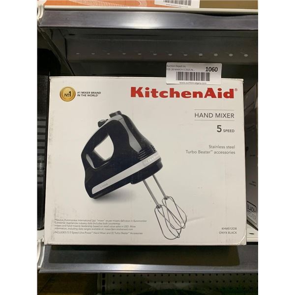 KitchenAid 5-Speed Hand Mixer with Turbo Beater II Accessories