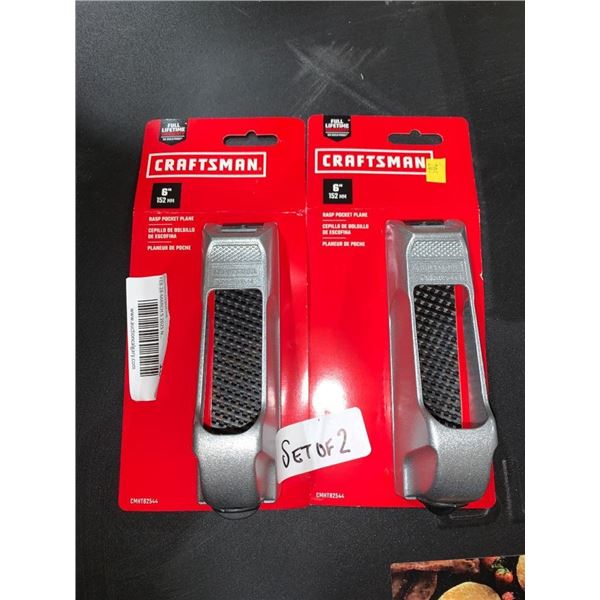 Craftsman 6-Inch (152 mm) Rasp Pocket Plane, Set of 2