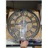 Image 1 : 16-Inch Roman Numeral Wall Clock with Decorative Hands