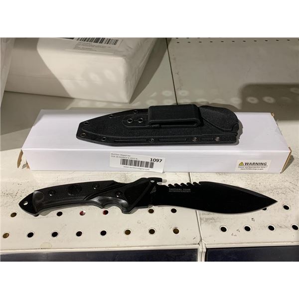 Defender Xtreme Fixed Blade Tactical Knife with Sheath