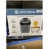 Image 2 : West Bend 47413 Hi-Rise Bread Maker Programmable Horizontal Dual Blade with 12 Programs Including Gl