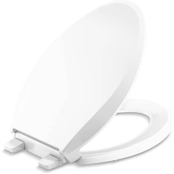 Kohler Elongated Bowl Seat Fits Elongated Toilets 18 5/5″ White