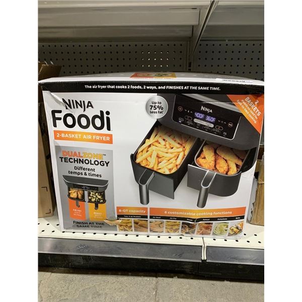 Ninja Foodi 2-Basket Air Fryer with DualZone Technology