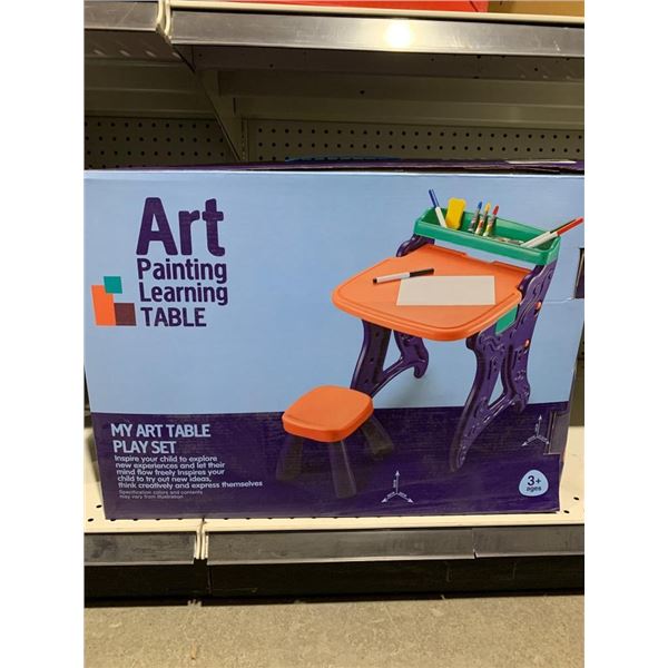Art Painting Learning Table Play Set for Ages 3 and Up