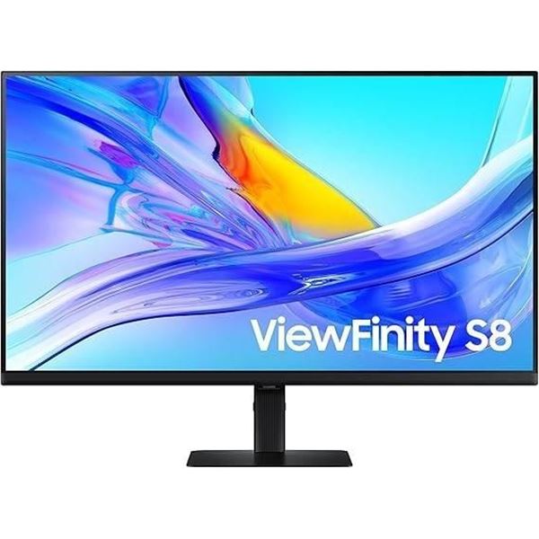 Samsung 32 Inch Viewfinity S8 4K UHD High Resolution Black 5ms 60Hz Monitor with HDR 10, USB C, LAN 