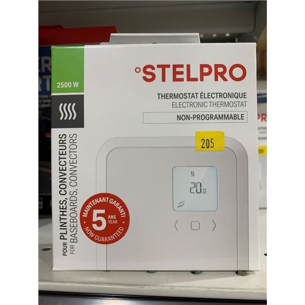 Stelpro Non-Programmable Electronic Thermostat for Baseboards and Convectors, Accurate Temperature C