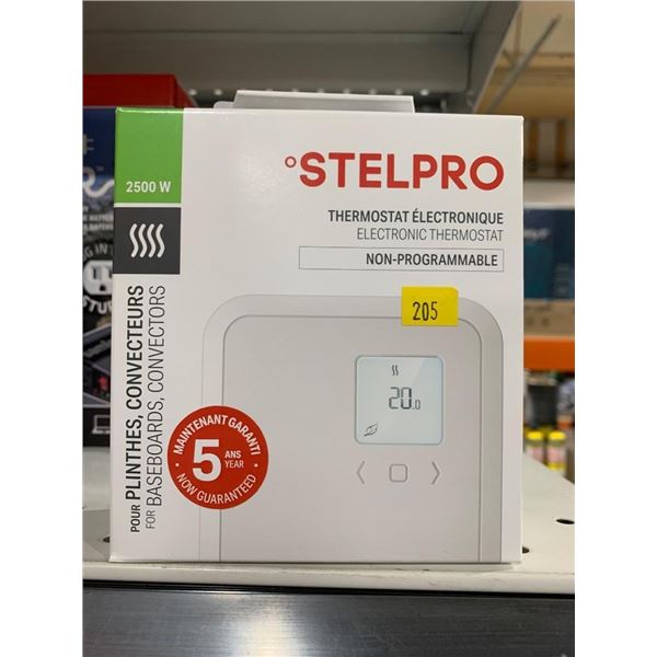Stelpro Non-Programmable Electronic Thermostat for Baseboards and Convectors, Accurate Temperature C