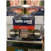 Image 2 : Weiser Safe Lock Keyed Entry Door Knobs, Lot of 3
