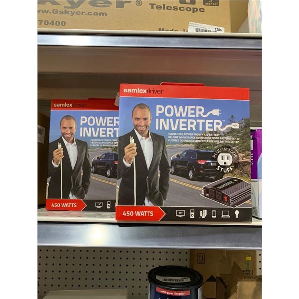 Samlex Driver 450-Watt Power Inverter for Car Applications Lot of 2