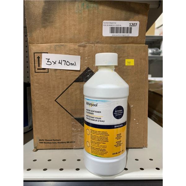 Whirlpool Water Softener Cleanser, Case of 3, 470 ml Each