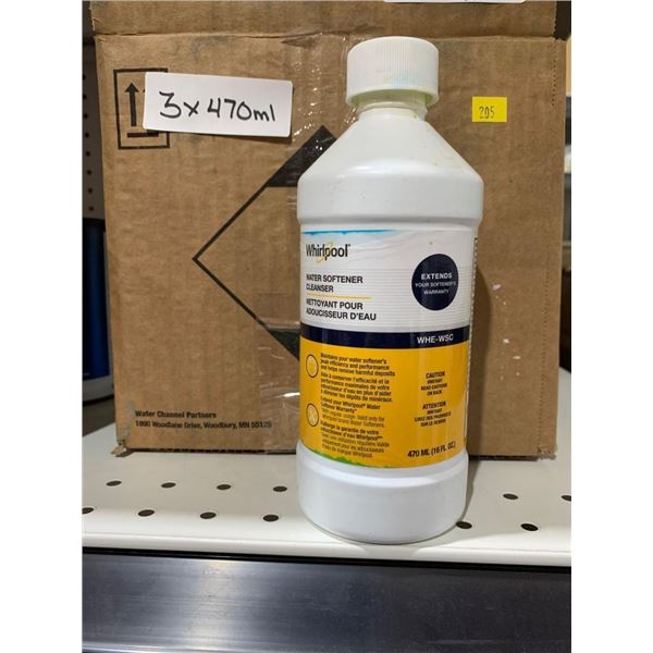 Whirlpool Water Softener Cleanser, Case of 3, 470 ml Each
