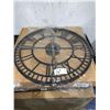 Image 1 : Roman Numeral Wall Clock, Model X0031UB8SZ, 16-Inch Diameter