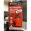 Image 2 : Red Lion RL25U Multi-Purpose Pump, 1/4 HP, 1500 GPH, Cast Aluminum