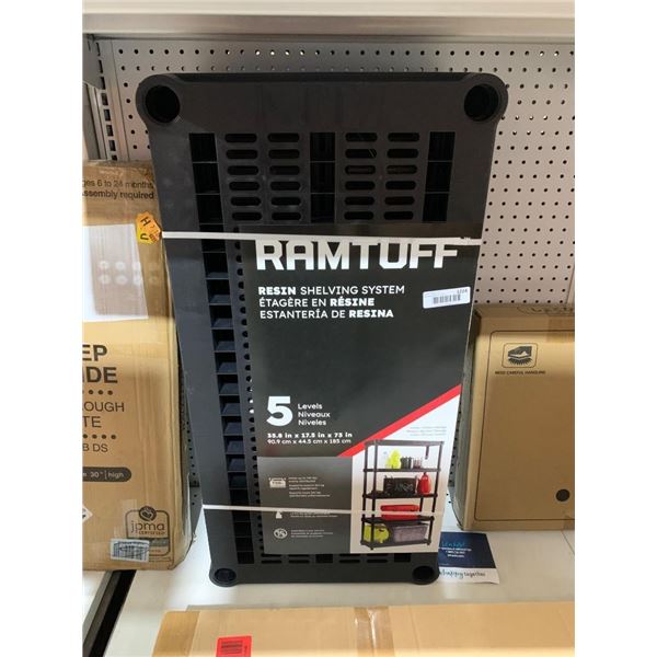 RamTuff Resin Shelving System With 5 Levels