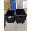 Image 1 : Lot of 7 Storage Bins – 10 Gallon and 12 Gallon Models, No Lids