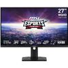 Image 1 : MSI G274QPX, 27″ Gaming Monitor, 2560 x 1440 (QHD), Rapid IPS, 1ms, 240Hz, G-Sync Compatibl