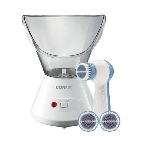 Conair True Glow Facial Sauna System with Cleansing Brush
