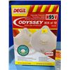 Image 2 : Degil Odyssey N95V Disposable Respirators with valve Box of 10 And Uthility Masks 10pack x 2
