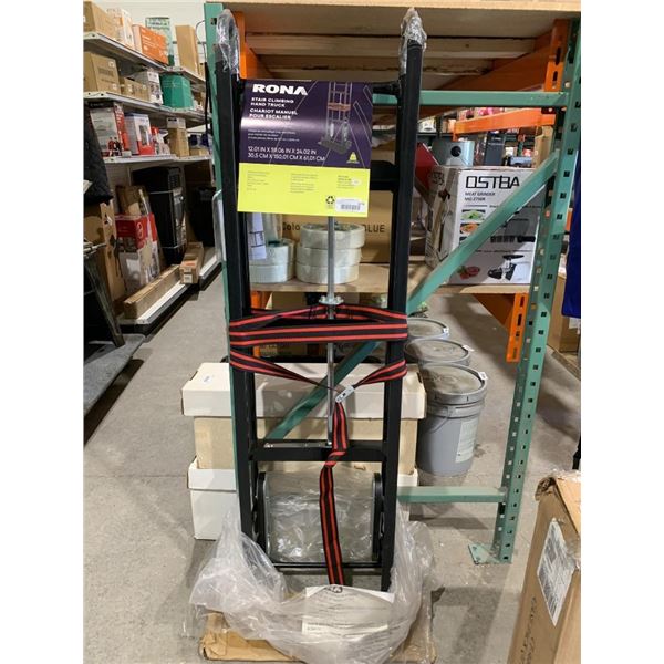 Rona Stair Climbing Hand Truck Model 500Lb with Red Strap