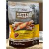 Image 2 : Zoe Better Than Rawhide Duck and Cranberry Large Dog Treats 10x153g