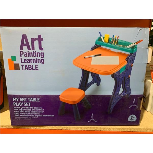 Art Painting Learning Table For Ages 3 Years and Older