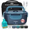 Image 1 : Travelisimo Electric Lunch Box Bari+ 2-in-1 Heating Container