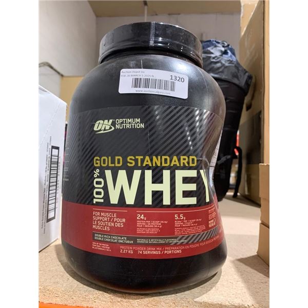 Optimum Nutrition Gold Standard 100% Whey Protein, 2.27 kg (5 lb)