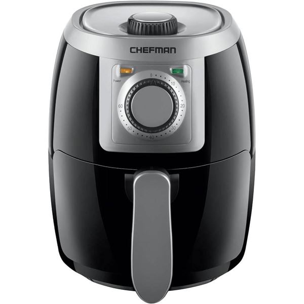 Chefman TurboFry 2-Quart Air Fryer, Personal Compact Healthy Fryer w/ Adjustable Temperature Control