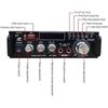 Image 1 : Audio Amplifier, 300W Power Amplifier, BT Remote Control Mini Small Amplifier with LED Screen USB Me