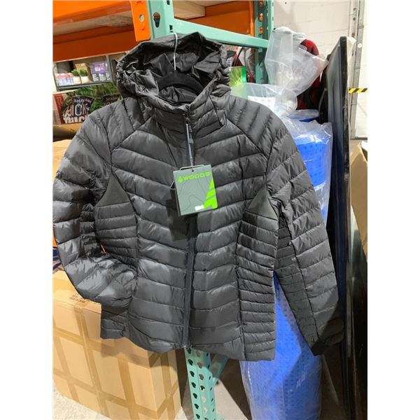 Woods Women’s Exploration Down Jacket, Black, Size Medium
