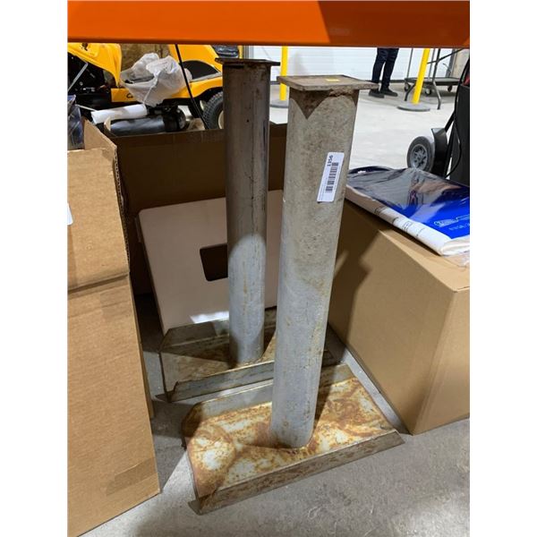 Set of Two Metal Table Base welding stands