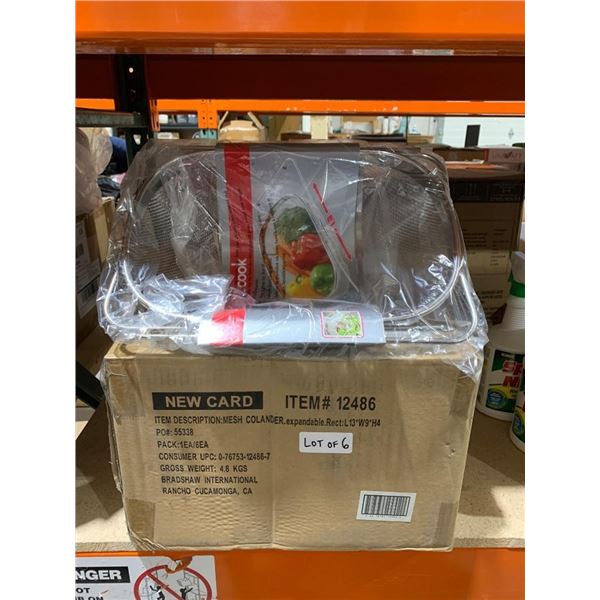 Good Cook Expandable Colander, Lot of 6 Units, Model 12486