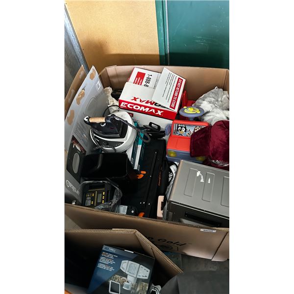 PALLET LOT Large Mixed Lot With Electronics, Toys, and Household Items